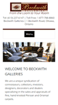 Mobile Screenshot of beckwithgalleries.com